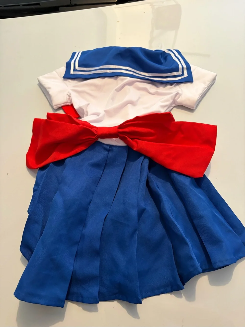 Sailor moon Blue and White costume dress kids